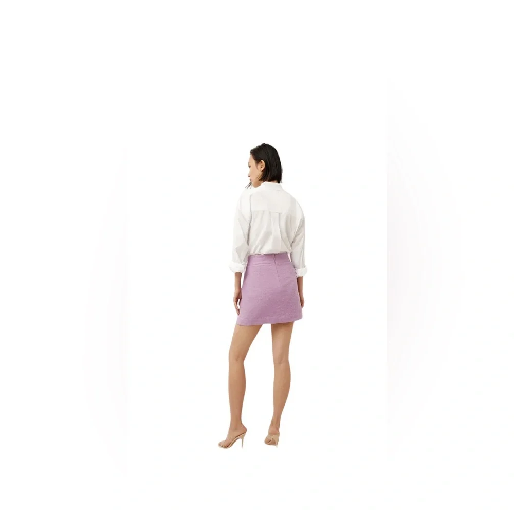 NEW Veronica Beard Lavendar Emar Mini Skirt Size 6 - Picture 5 of 14